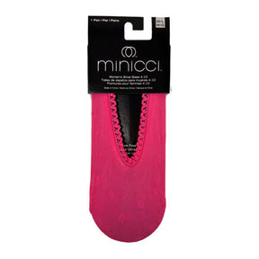 Minicci 1 Pack Pink Sheer Dot Liner Socks Size M/L 4-10