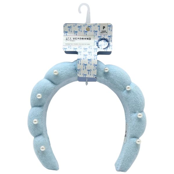 Parker Beauty Co Spa Headband with Pearls in Assorted Colors
