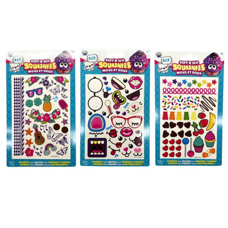 Orb Soft'N Slo Squishies Assorted DIY Stickers