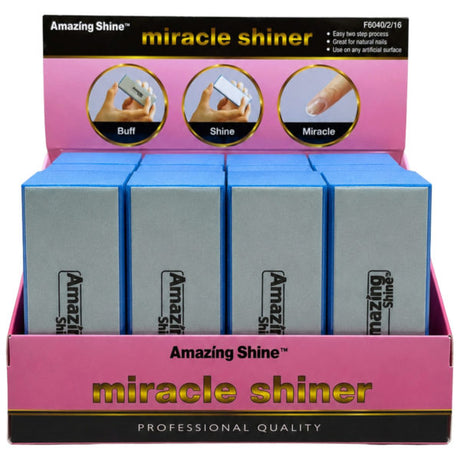 Miracle Shiner Nail Buffer Block in Countertop Display
