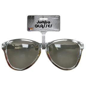 Jumbo Novelty Glasses in Silver