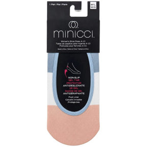 Minicci 1 Pack Evening Wide Stripes Liner Socks Size M/L 4-10