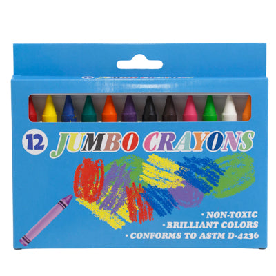 Crayons 12ct Jumbo 3.93in L7/16 Inch Window Box
