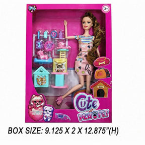 Doll and Pet House Accessory Play Set