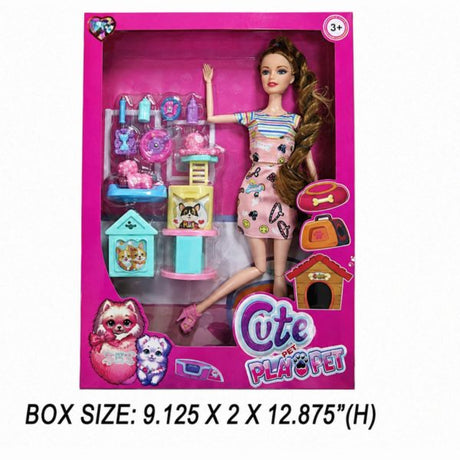 Doll and Pet House Accessory Play Set