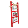 Home for the  Holidays Wooden Ladder Wall Decor