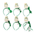 St Patricks Headband 6ast Bow Styles Stpat/barbell Hdr