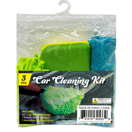 3 Piece Car Cleaning Kit