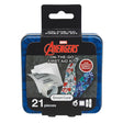 First Aid Kit 21pc Marvel Avengers Tin Peggable