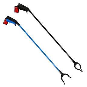 Pick Up Tool 33in Plastic Hand Control Trigger Grip 2asst Colors Hrdw Ht