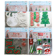 Wall Stickers Christmas Decorative Foil  4ast/ 2pks 14x11in/ Pbh/ Insert