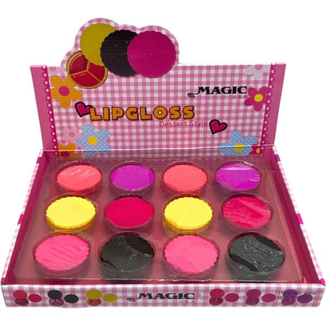 Cookie Tri Lip Gloss Compact in Countertop Display