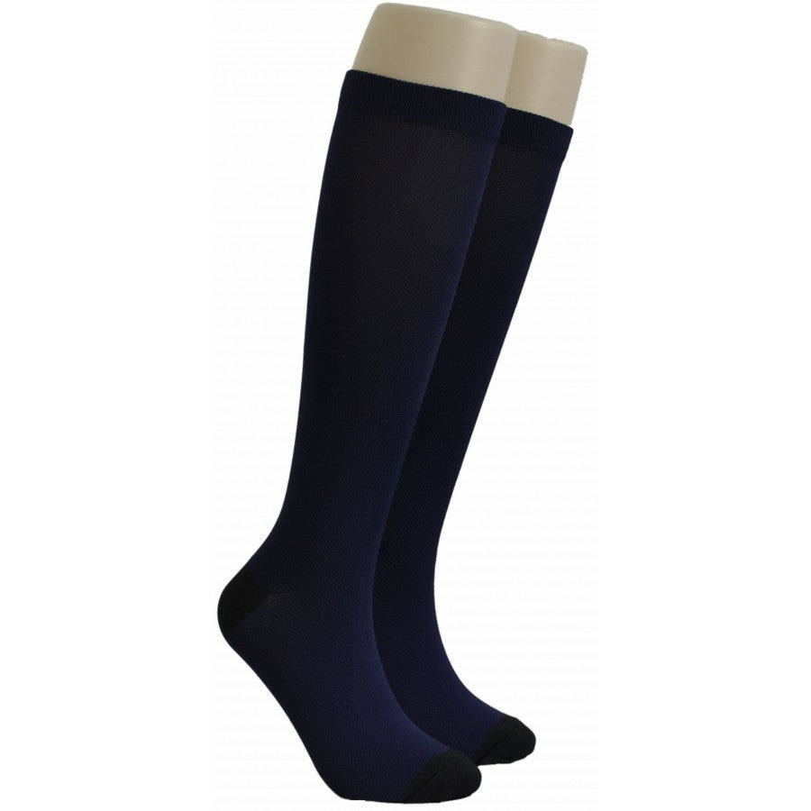 Unisex Adult Compression Socks - Navy - One Size Fits Most