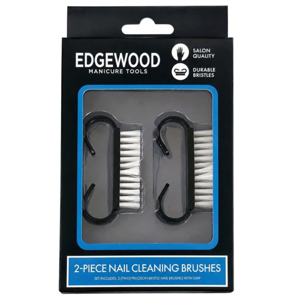 2 Pack Nail Cleaning Brush with Grip Handles Set