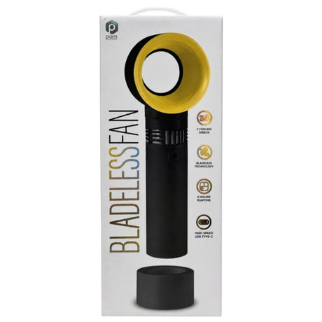 POM Gear Bladeless Fan in Gold & Black