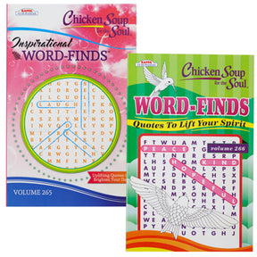 Chicken Soup For The Soul Word Finds Inspirational 2 Assorted Ppd Counter Display $3.95