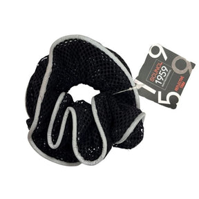 Scunci Black Hair Scrunchie With Reflective Trim