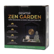 Desktop Zen Garden with Buddha and  Gong Relaxation Set