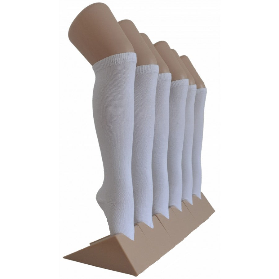 Boy's & Girl's Novelty Knee High Socks - White - Size 6-8