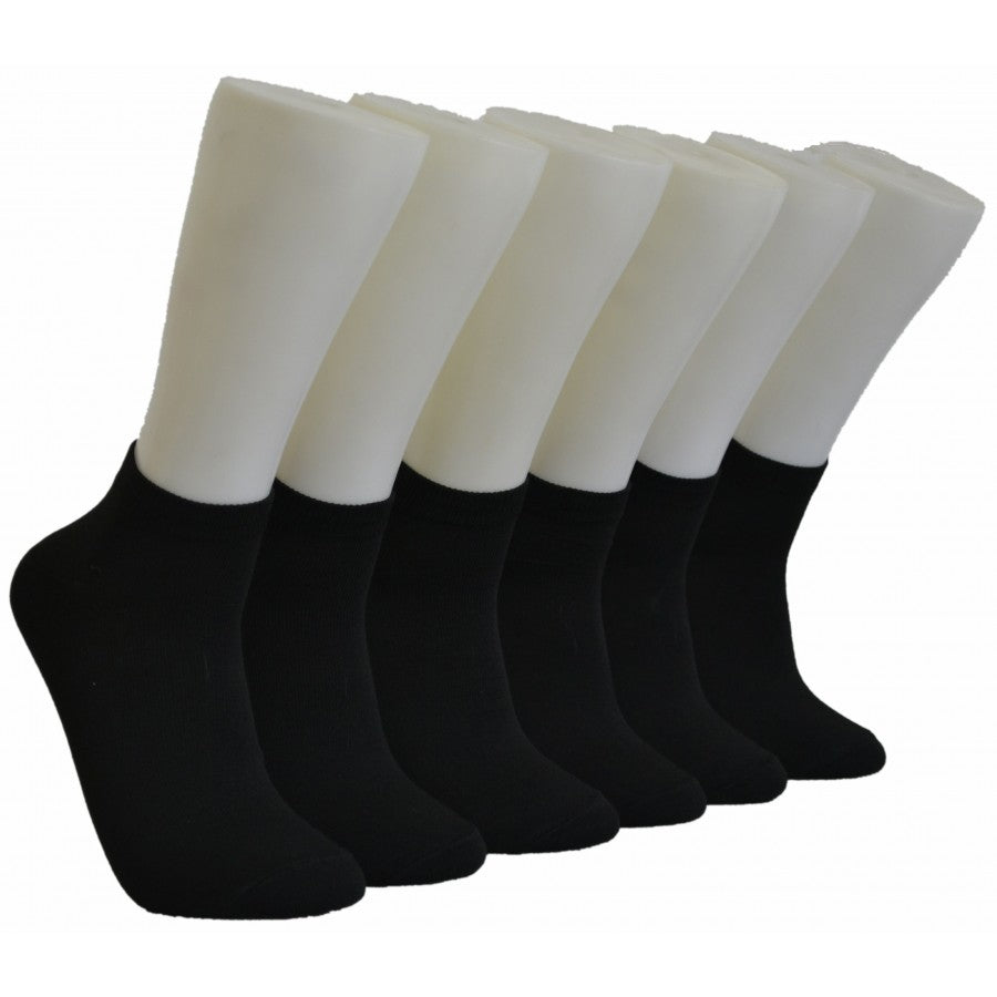 Men's Low-Cut Socks - Black - Size 10-13