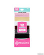 Textured Ponyos Hair Elastics - Pink & Neutral Colors - 12-Pack