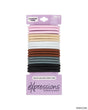 Thick Hair Elastics - Assorted Colors - 18-Pack