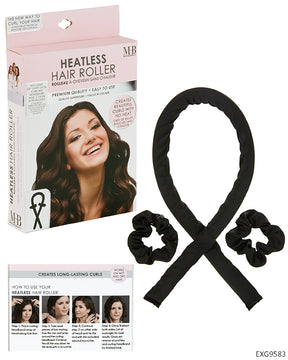 MHB (Must Have Beuaty) Premium Heatless Hair Roller Set - Black