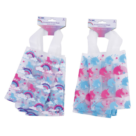 Frosted Unicorn Treat Bags - 6-Packs