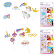 12" Unicorn Photo Props w/ Hot Stamping