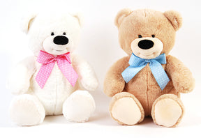Valentine's Day Plush Teddy Bear w/ Necktie Bow