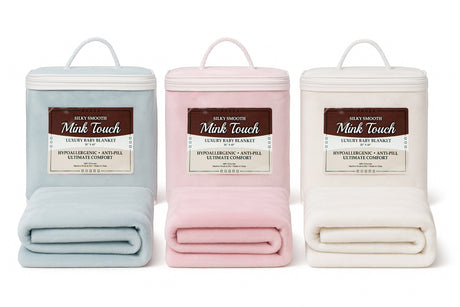Mink Touch Baby Blankets - 30'' x 40''