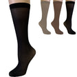 Men & Women's Disposable Knee High Socks w/ Reinforced Toe & Comfort Top