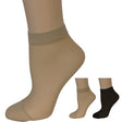Men & Women's Disposable Ankle Foot Sheer Socks w/ Reinforced Toe