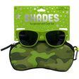 Luv Her Green Sunglasses with Carrying Case