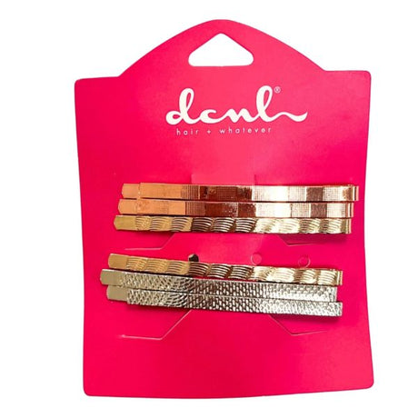 DCNL 6 Count Metallic Bobby Pins