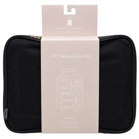Roaming Essentials 3-Piece Packing Cube Set in Black
