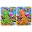 Dinosaur Bubble Gun Toy with Bubble Solution Assorted Colors