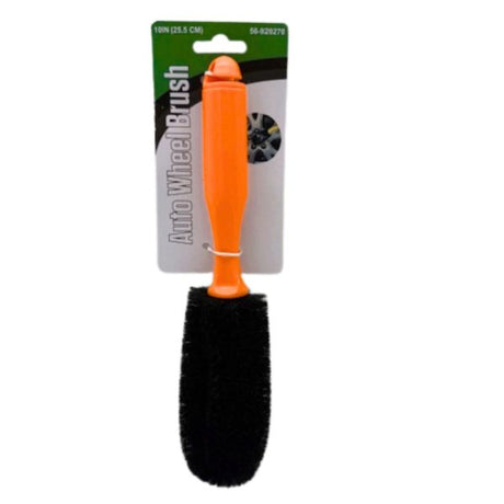 10" Auto Wheel Bristle Head Brush in Assorted Handle Colors
