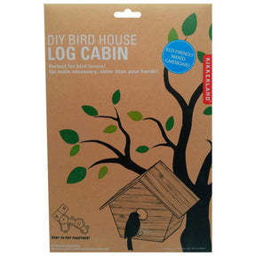 Kikkerland DIY Bird House Log Cabin