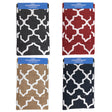 Bathroom Rug Set 2pc Square Swril Design 4 Colors Non-slip Spray