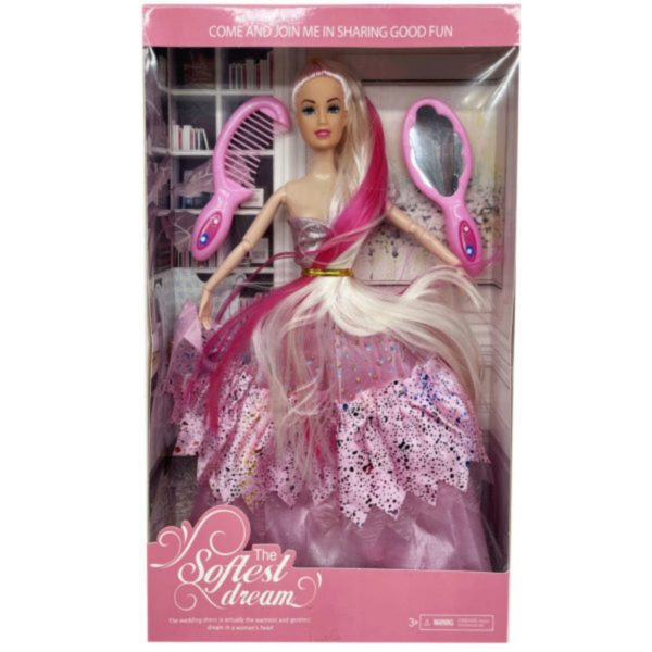 11.5" Beauty Doll with Color Streak Hair and Accessories