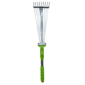 Adjustable Garden Leaf Rake 21" to 29"