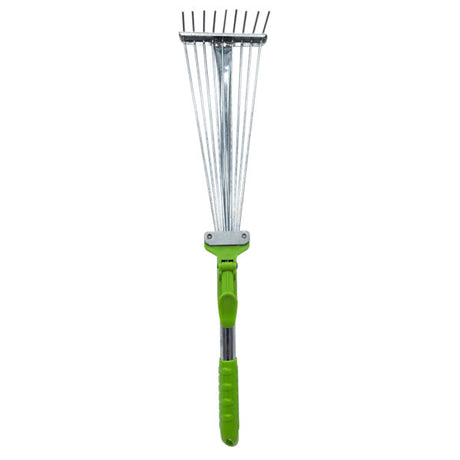 Adjustable Garden Leaf Rake 21" to 29"