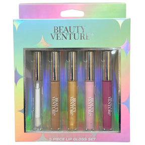 Beauty Venture 5 Piece Lip Gloss Set in Natural Tones