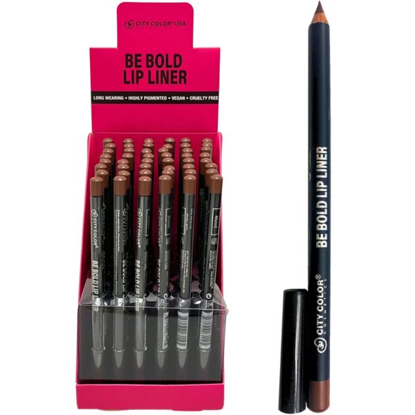 City Color Mood Be Bold Lip Liner In Countertop Display