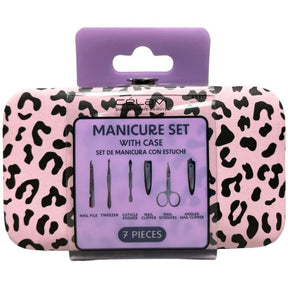 Celavi 7 Piece Manicure Set with Carrying Case