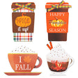 Harvest Tabletop Mdf 4ast Coffee Designs 6-7in Mdf Comply/label