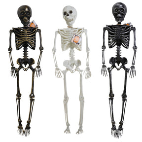 Skeleton 36in Lightup & Sound Plastic Natural/ Silver/bronze 3xaaa Batt Not Included/ Ht