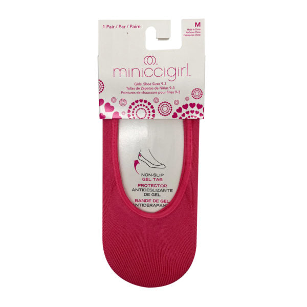 Minicci 1 Pack Pink Lemonade Liner Socks Size Girls M 9-3
