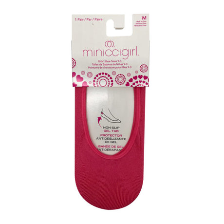 Minicci 1 Pack Pink Lemonade Liner Socks Size Girls M 9-3